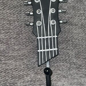 Black and Silver Guitar Wall Hook